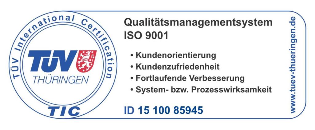 LHWIR Zertifikat ISO 9001 11 2017