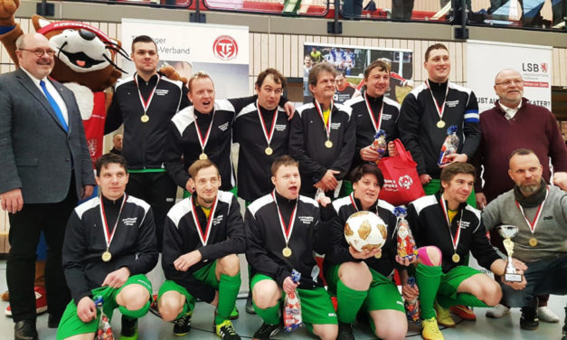 Wir sind Thüringer Landesmeister 2019 im Hallenfußball