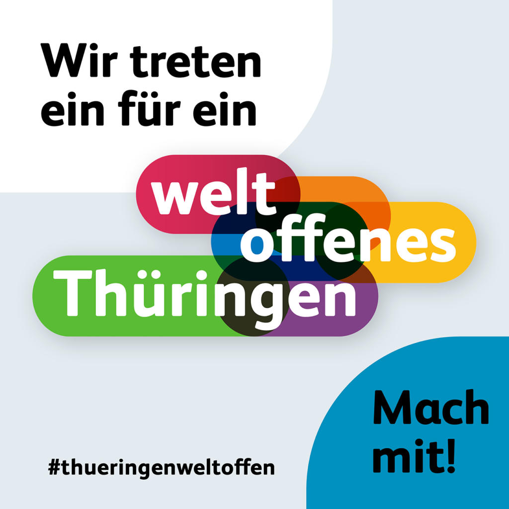 Lebenshilfewerk Ilmenau/Rudolstadt e.V. unterstützt die Initiative „Weltoffenes Thüringen“ 